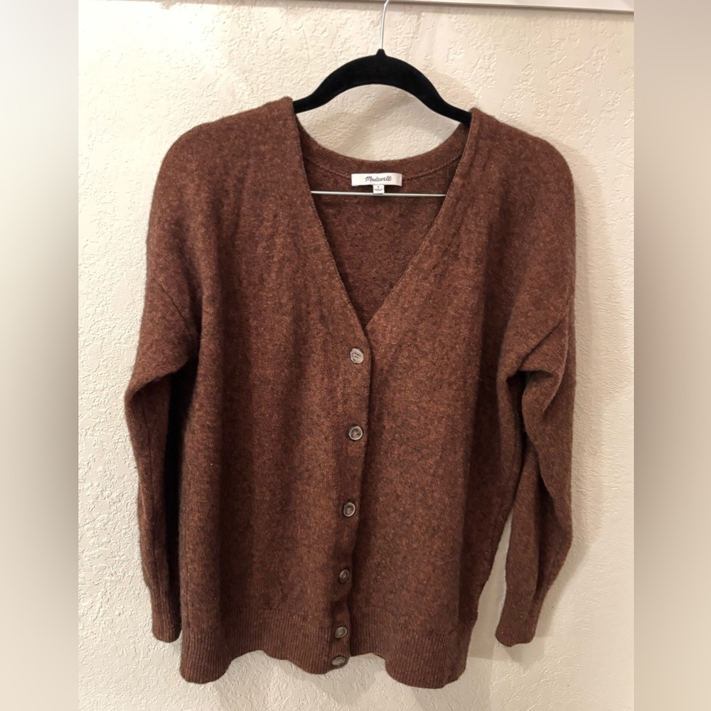 Madewell Rich Brown Knit Sweater